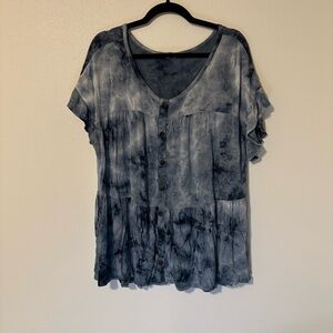 Maurice’s Women's Tie-Dye Button-Down Top